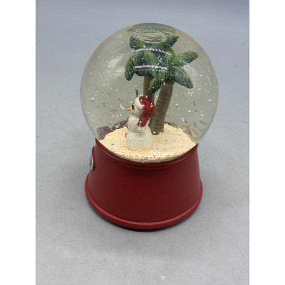 Wondershop Christmas Musical Snow Globe With Tropical Snowman 2019 Decor READ - Picture 5 of 6